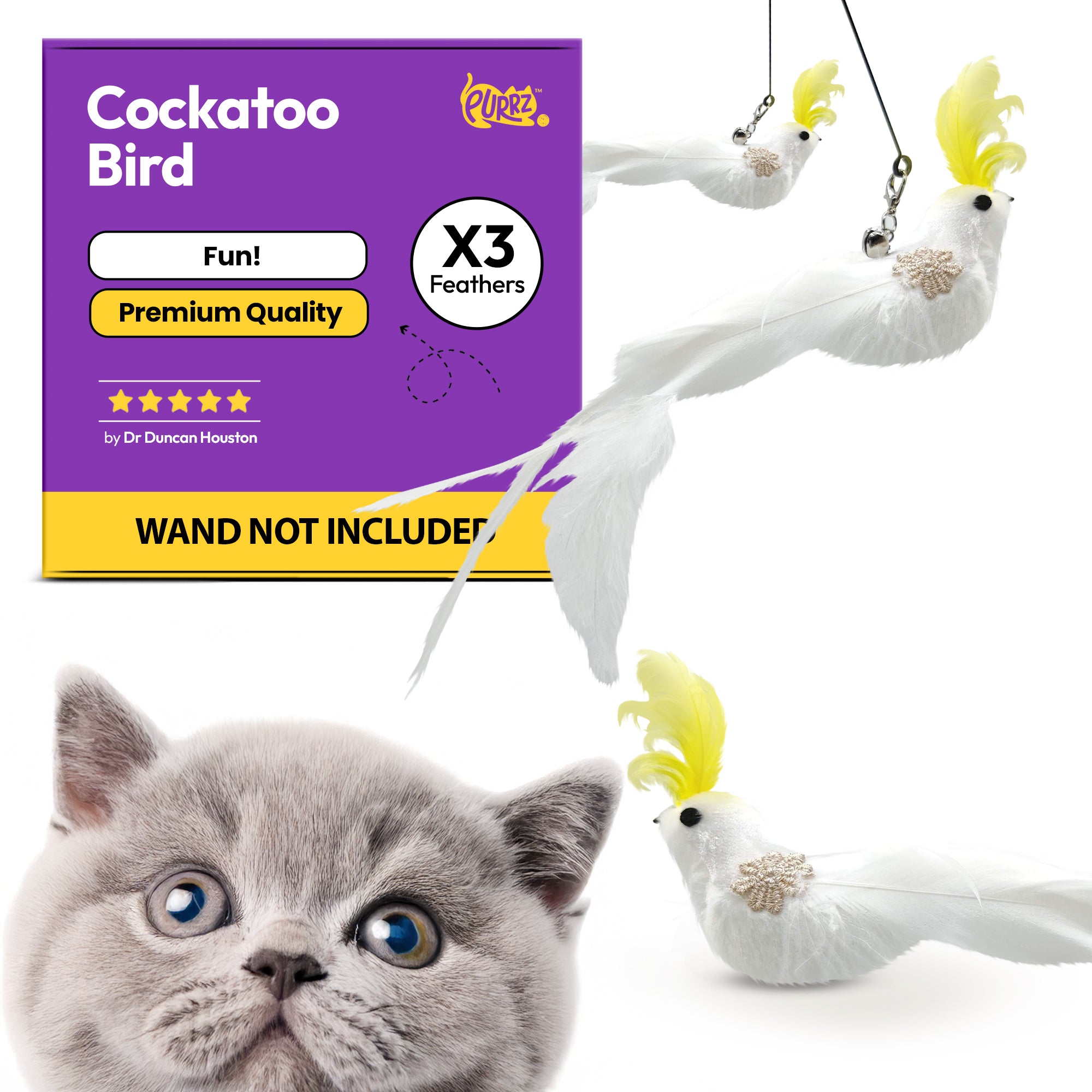 Cockatoo Wand Toy