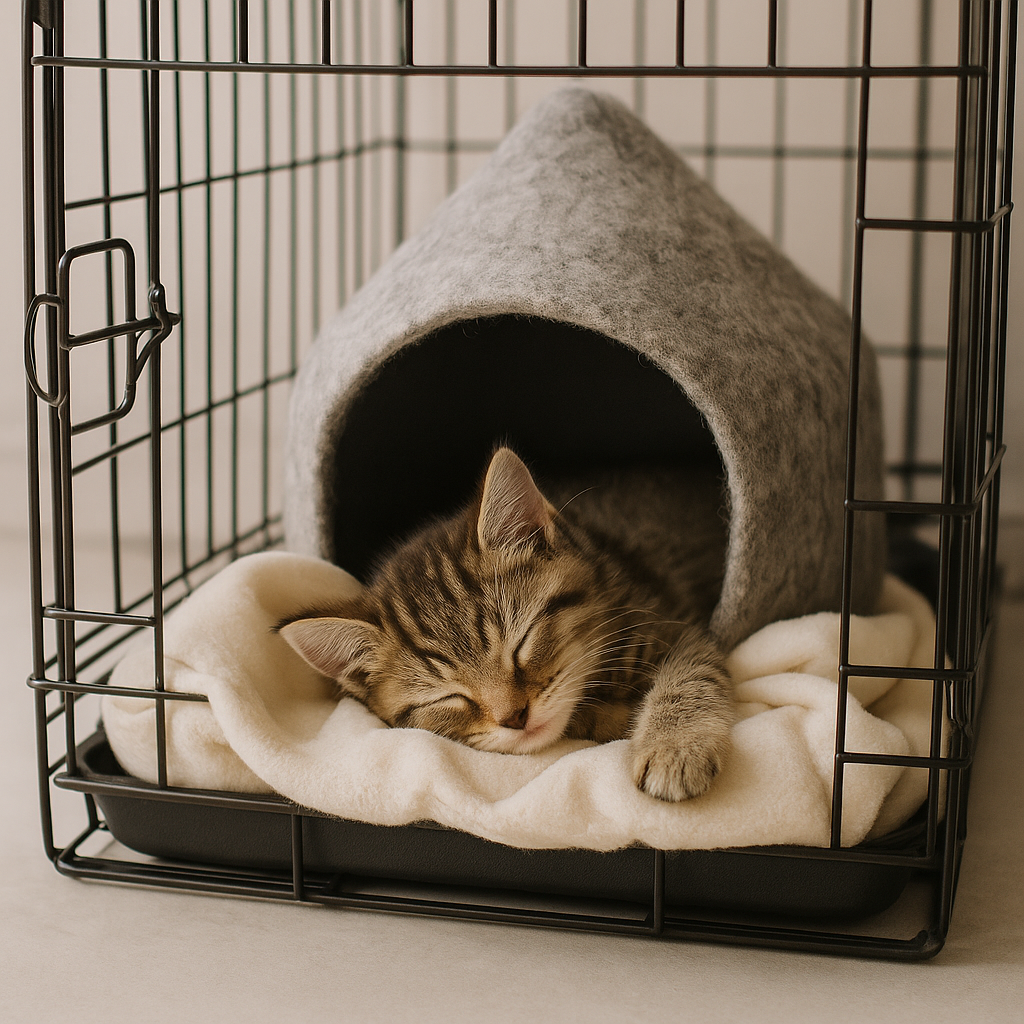 Can Kittens Sleep in a Crate? Vet-Backed Advice for Safe Nighttime Setups