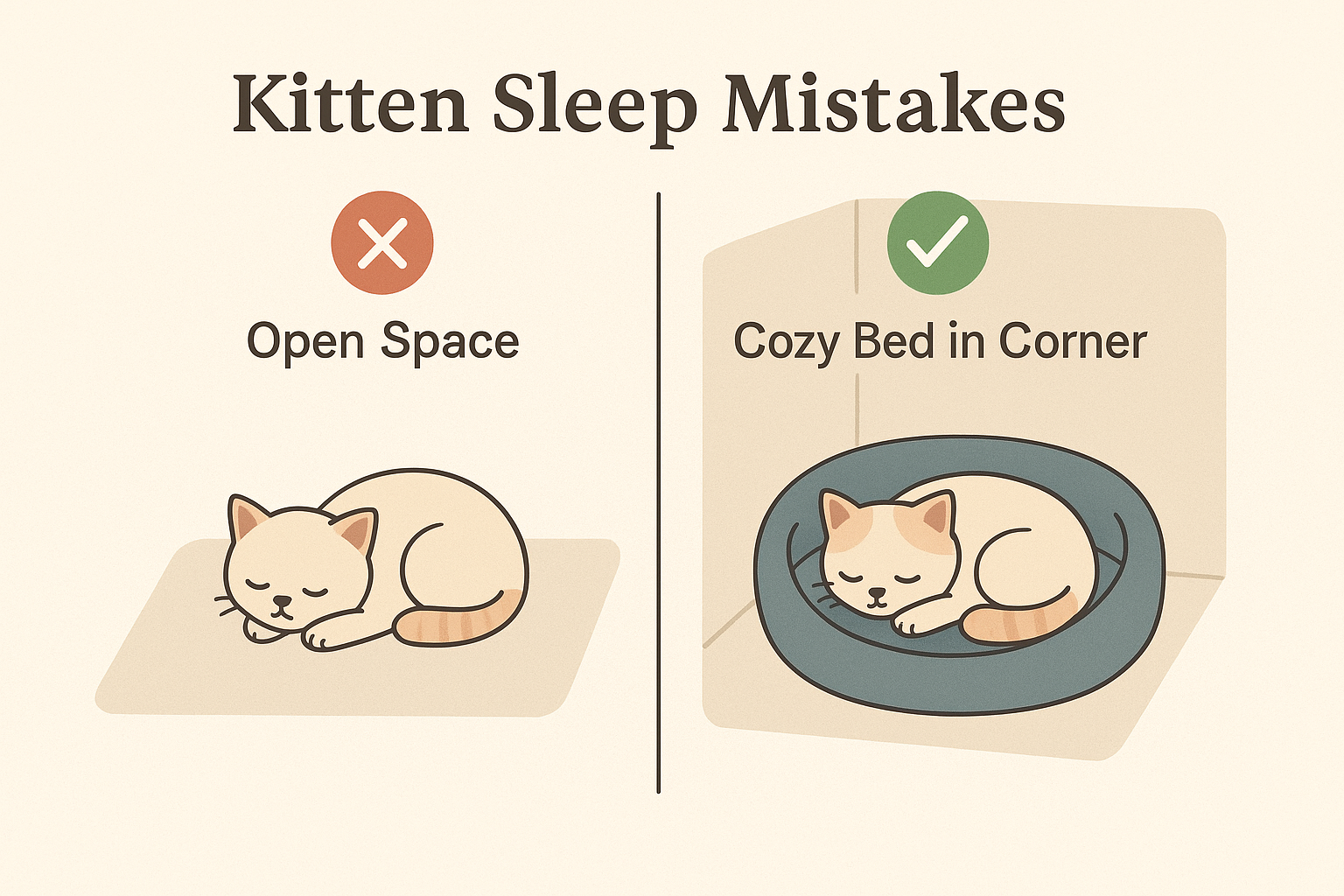Kitten Sleep Mistakes New Cat Owners Make (And How to Fix Them)