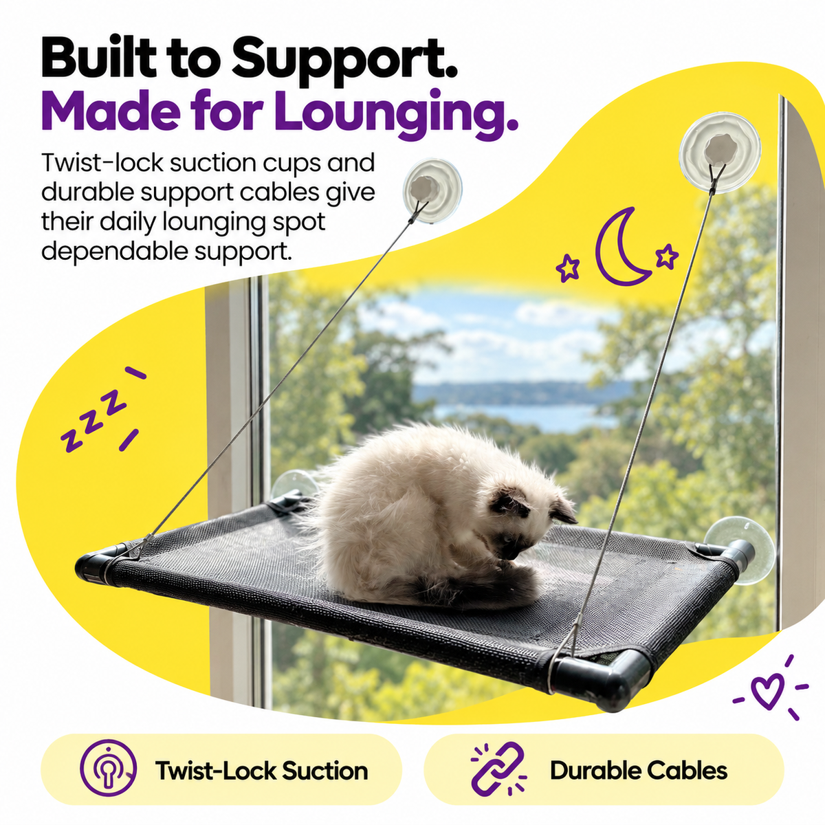 Hamac pour chat Hang & Chill