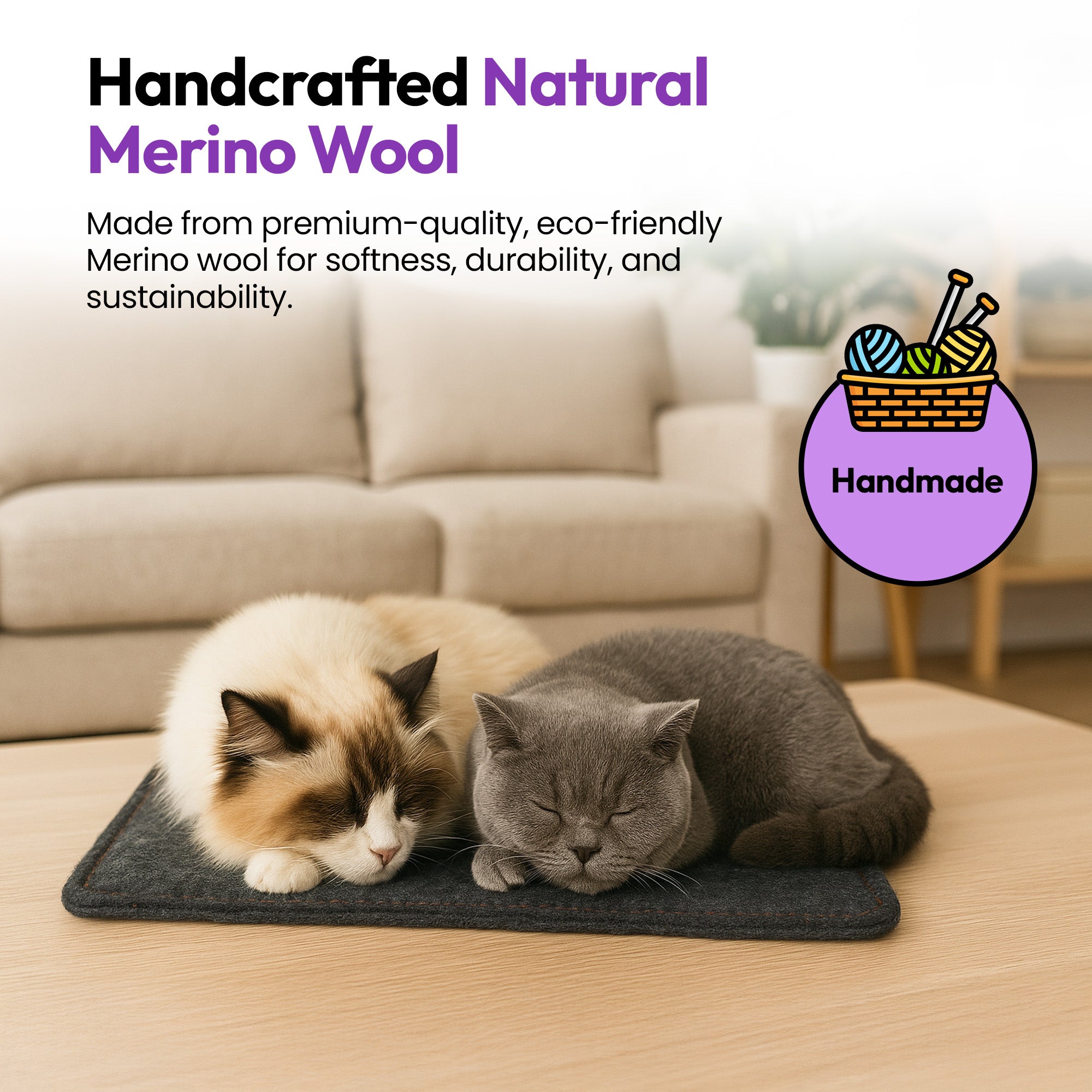 Handmade Felt Luxe Pad