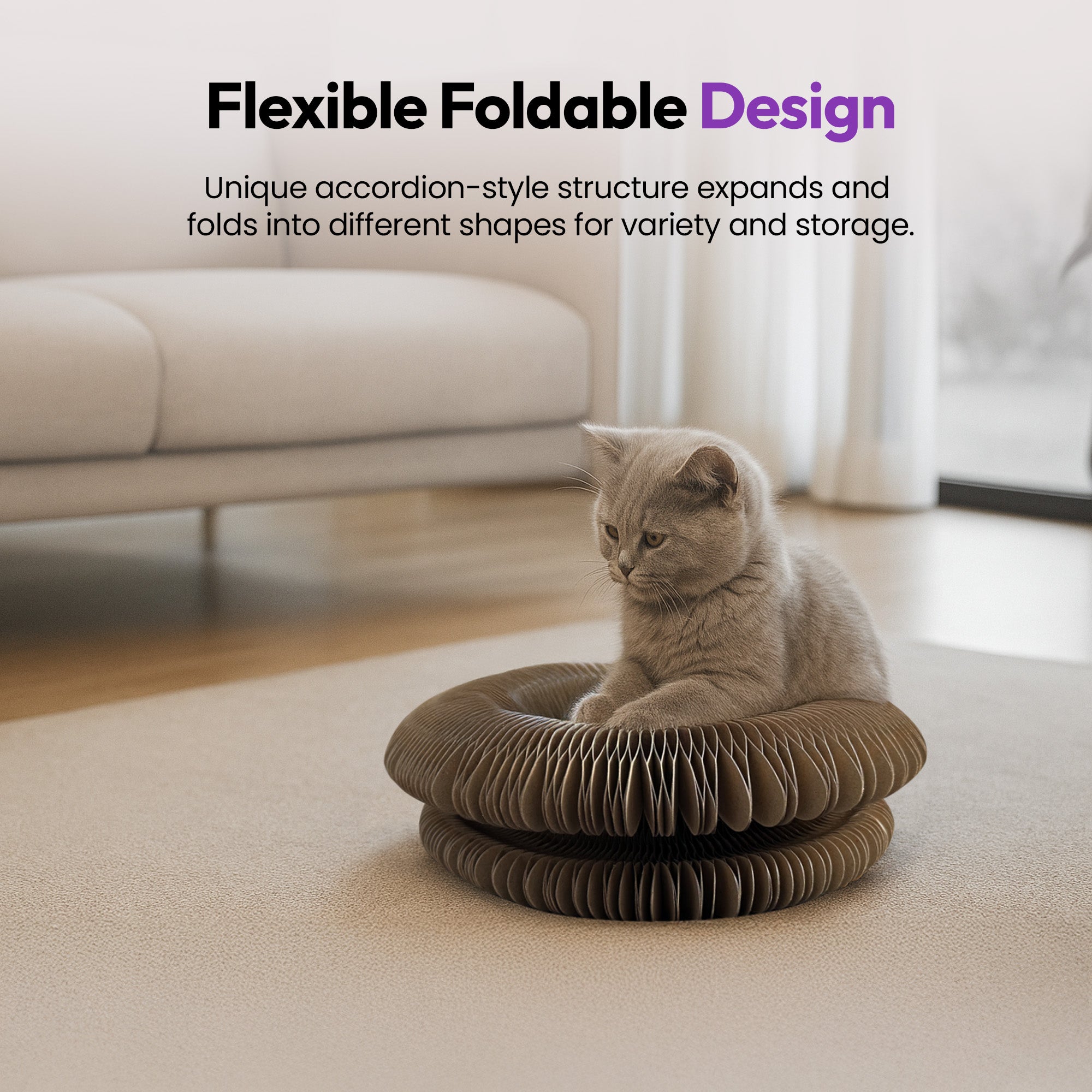 伸展与弹性猫玩具