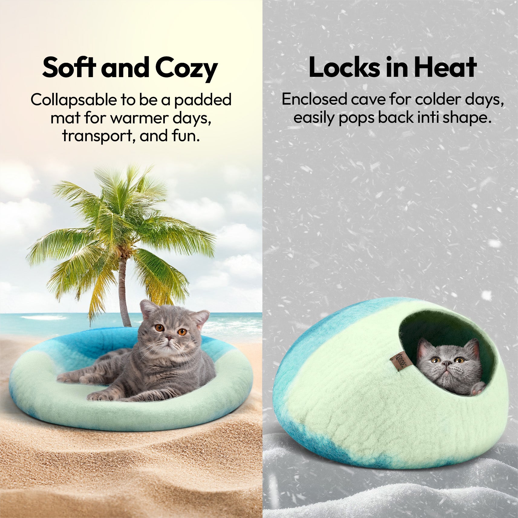 手作りメリノ羊毛の洞窟（シドニー）