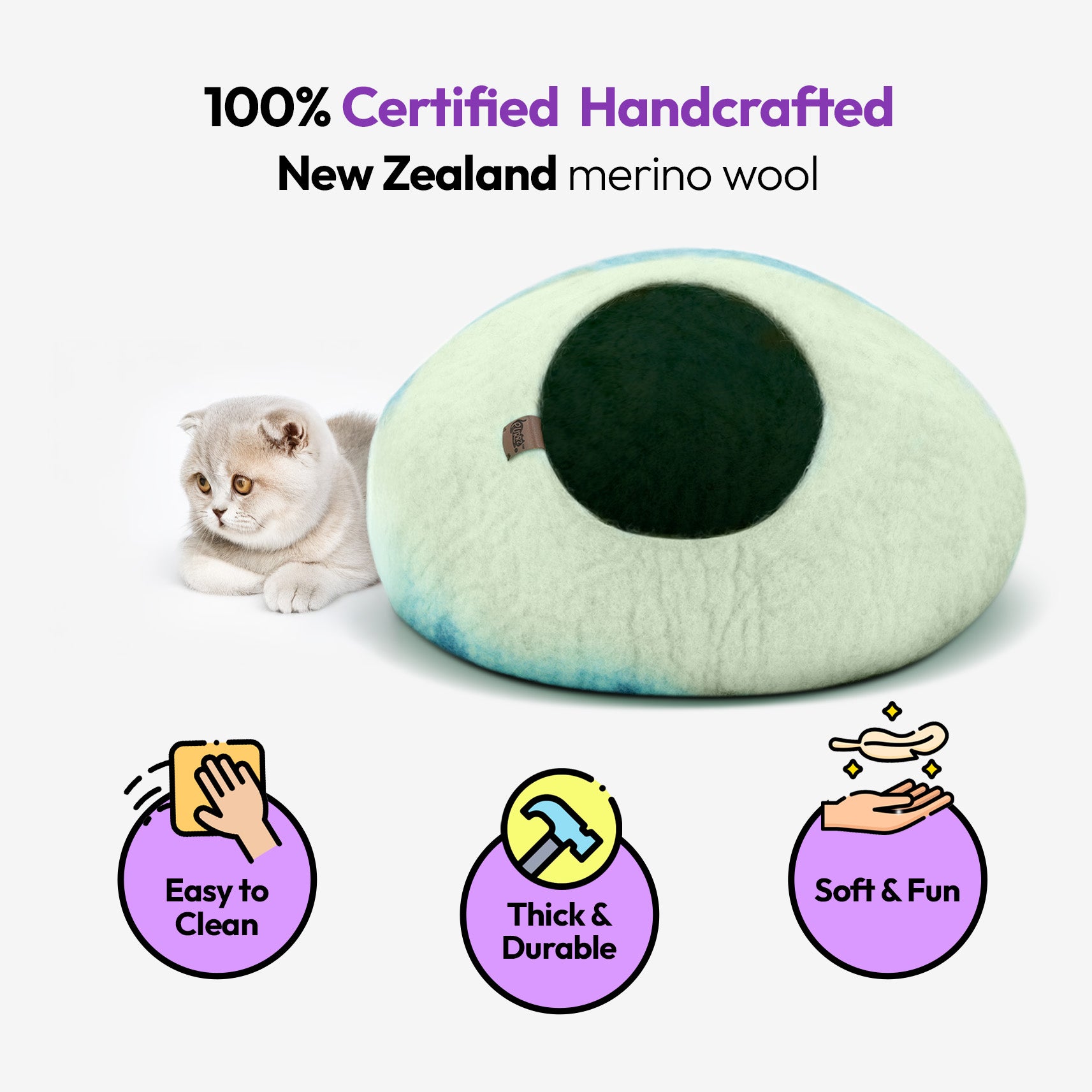 手作りメリノ羊毛の洞窟（シドニー）