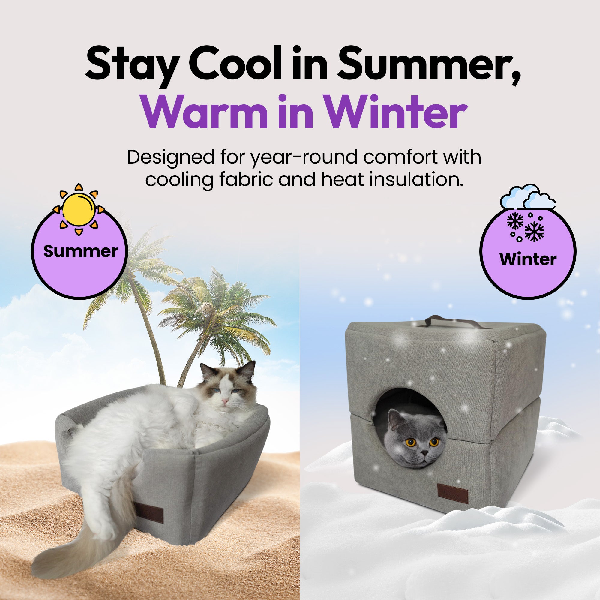 Escondite Urbano para Gatos Cubo