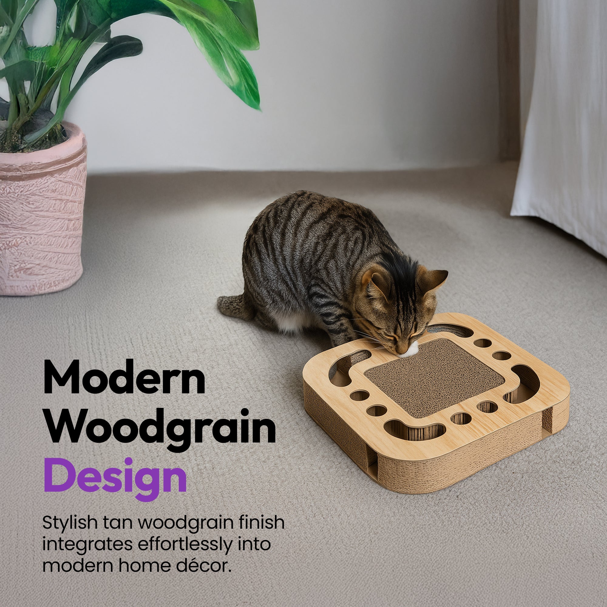 旋转抓挠方形猫抓板