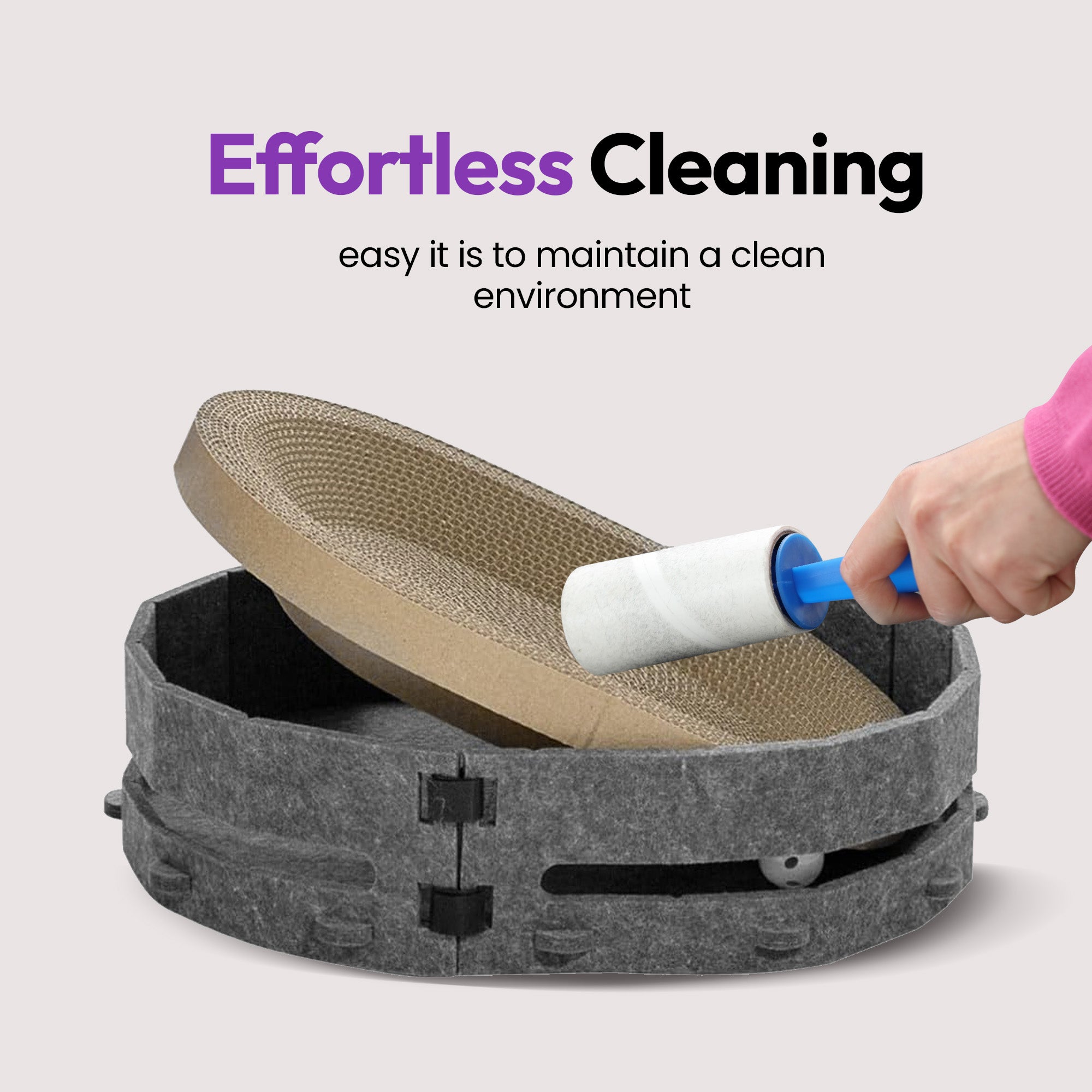 抓挠与休憩椭圆形玩具抓板