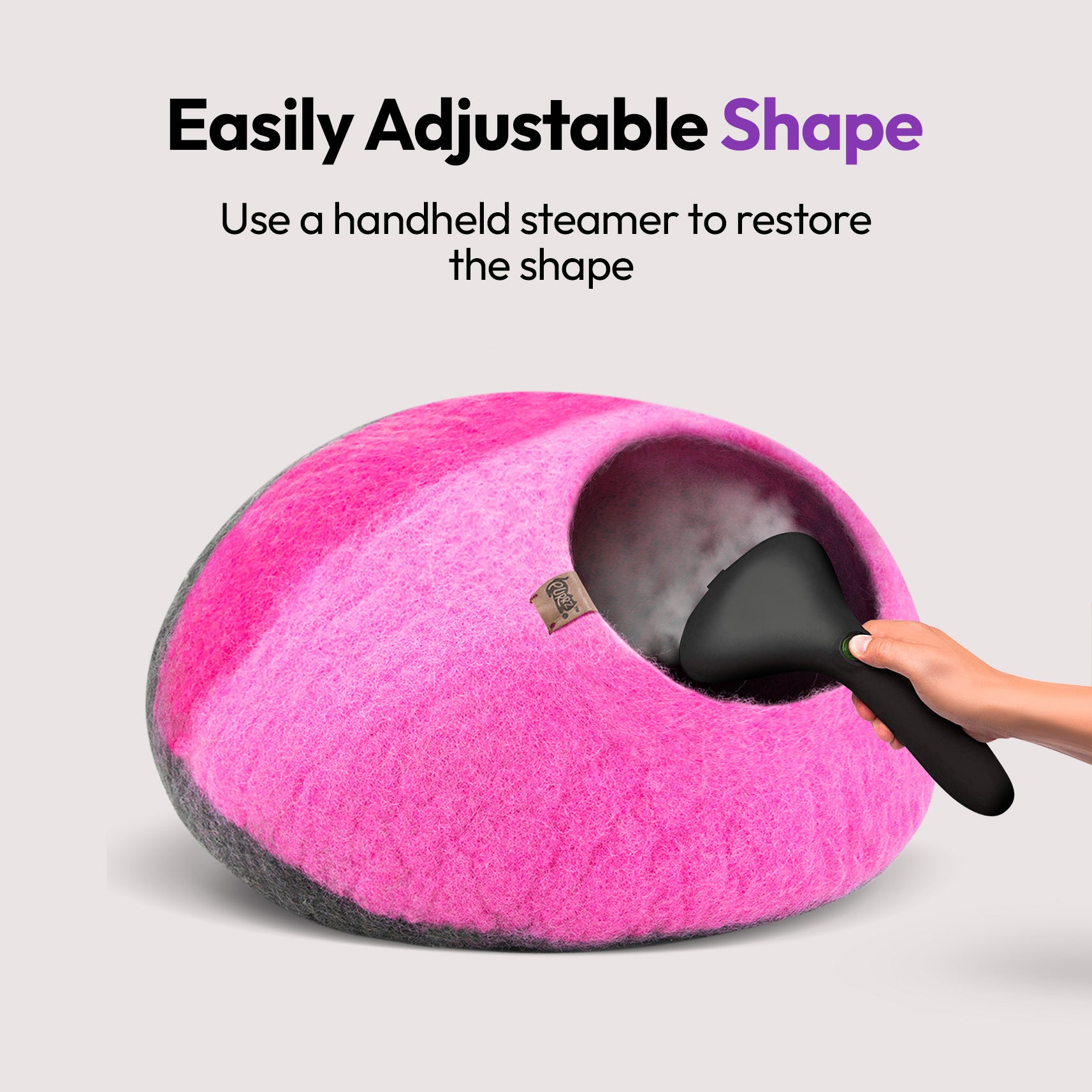 手作りメリノ羊毛の洞窟（ガラ）