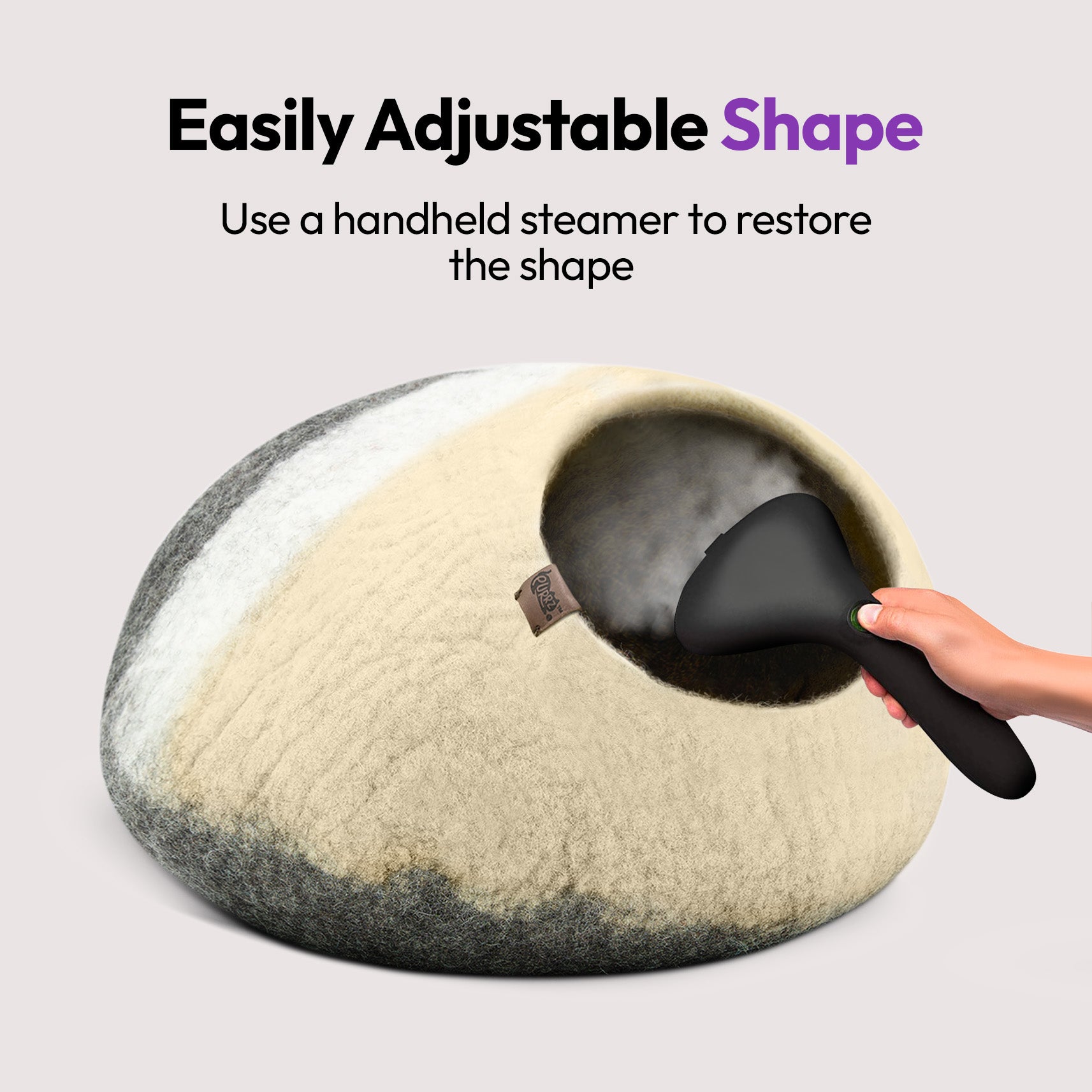 手作りメリノ羊毛の洞窟（コアラ）