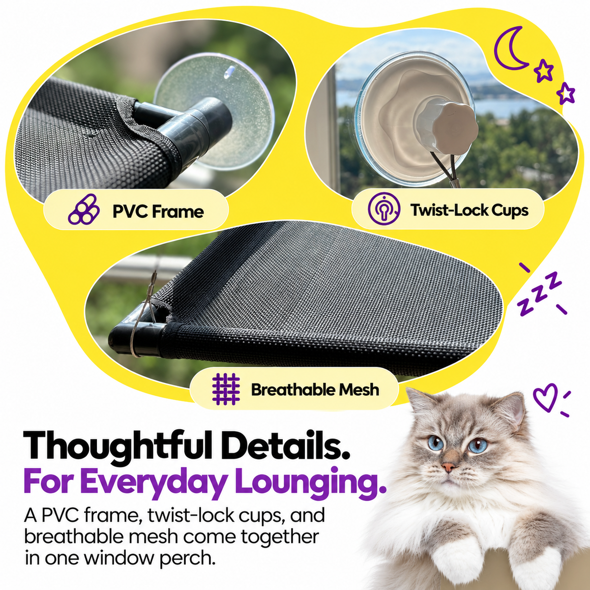 Hamac pour chat Hang & Chill
