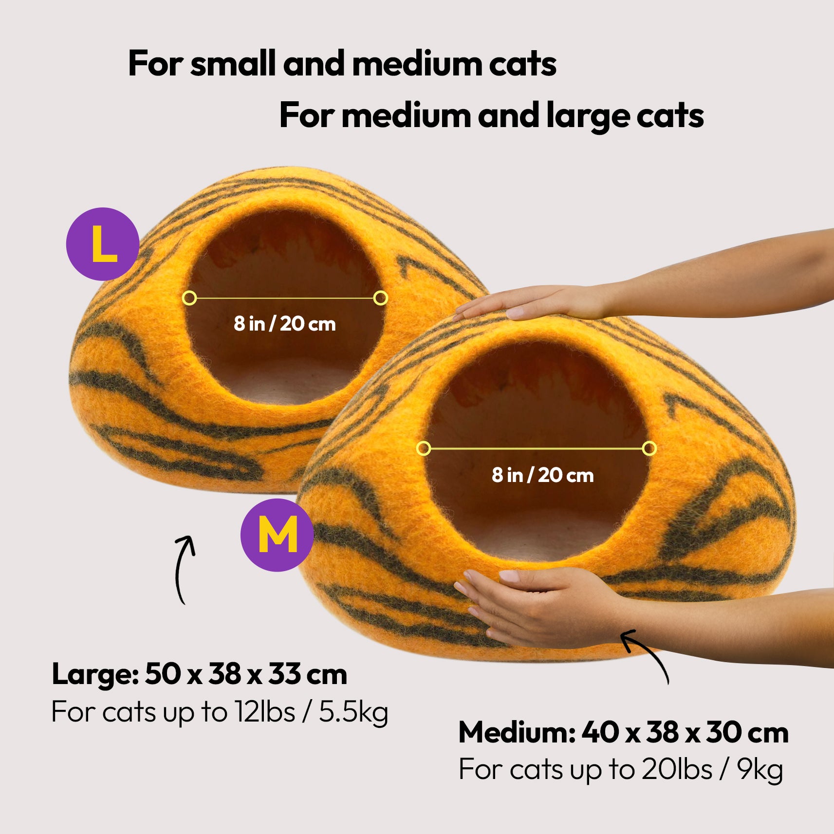 Cueva artesanal de lana merina (Tigre)