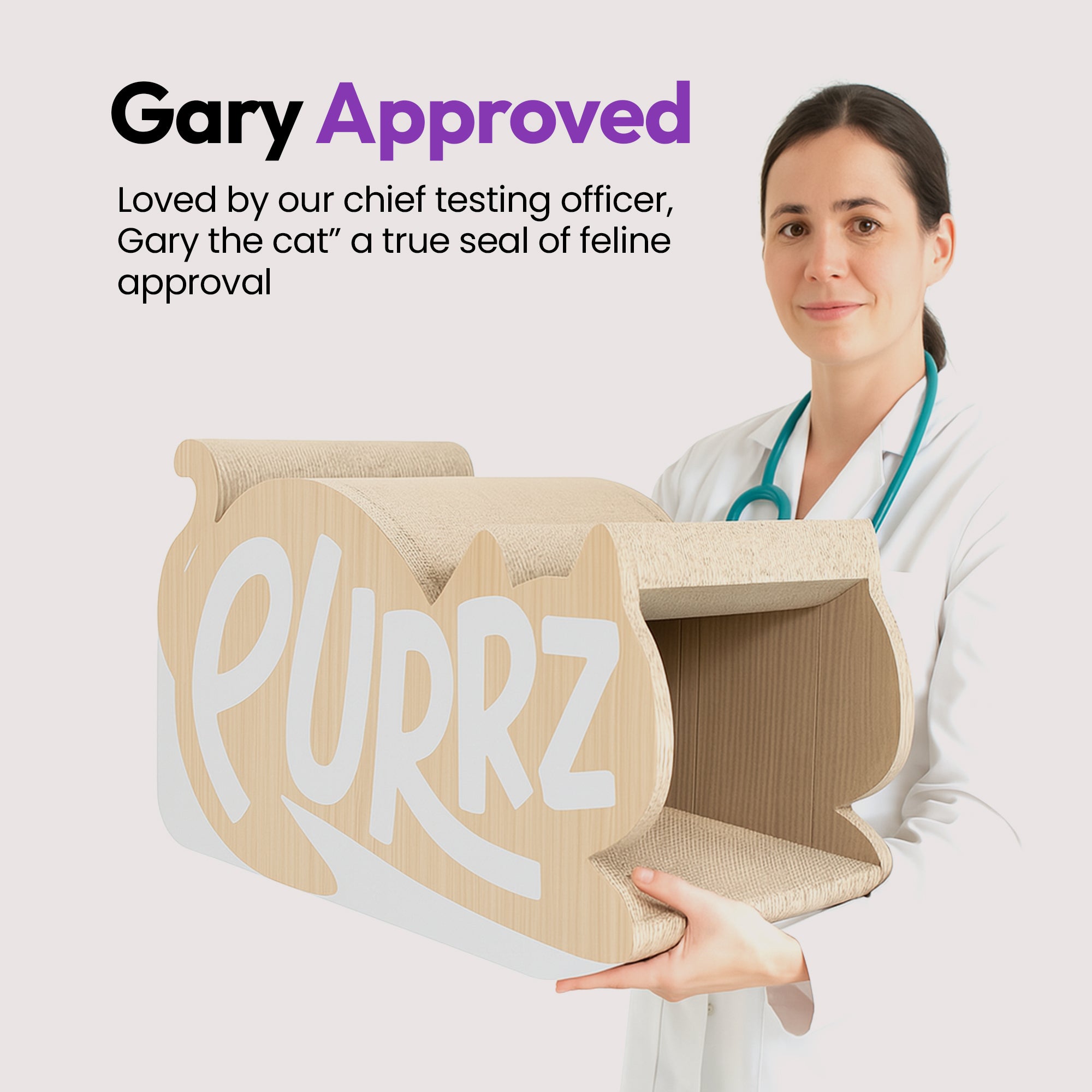 Túnel gigante para gatos, rascador con descanso y juego de bolas de lana