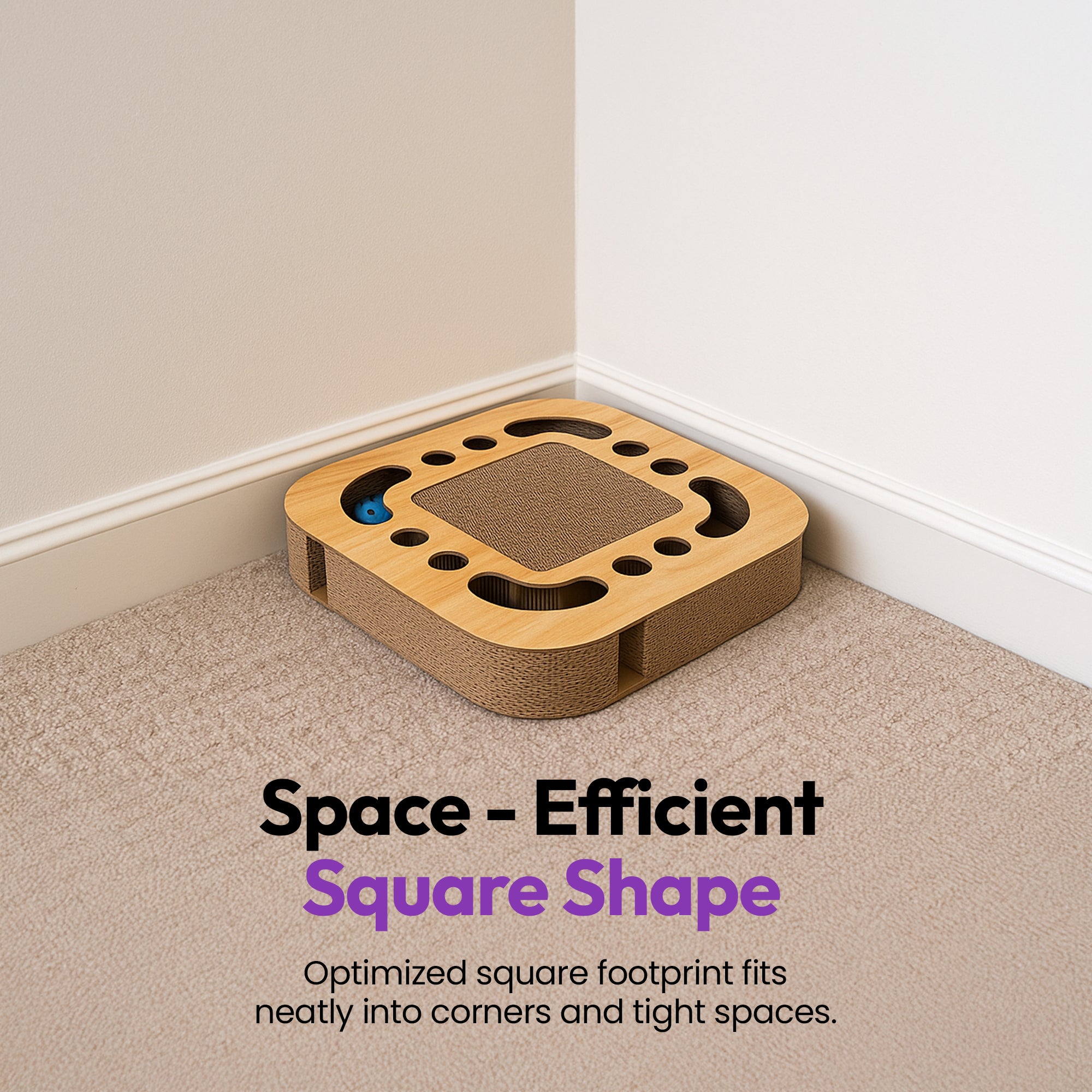 旋转抓挠方形猫抓板