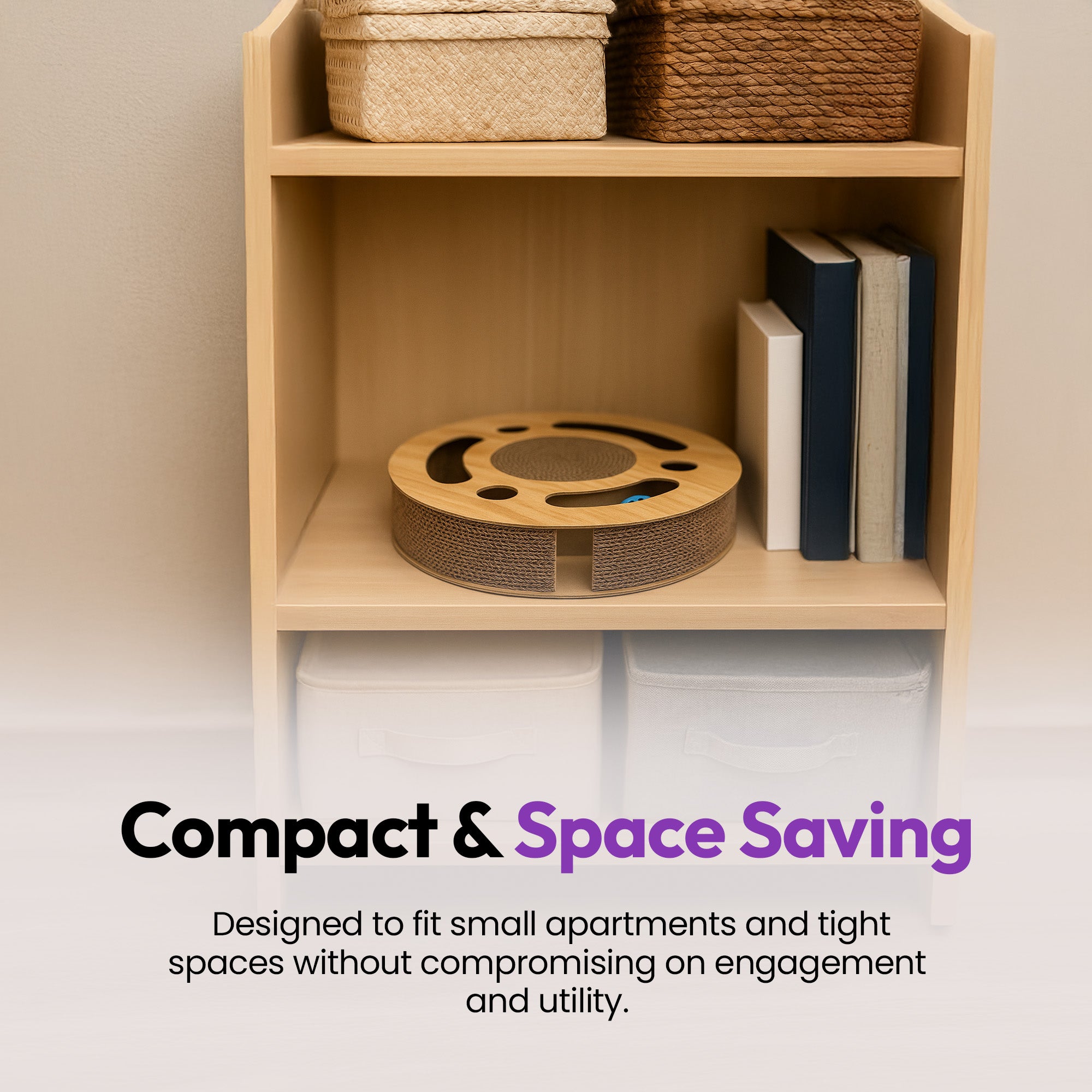 旋转抓挠圆形猫抓板