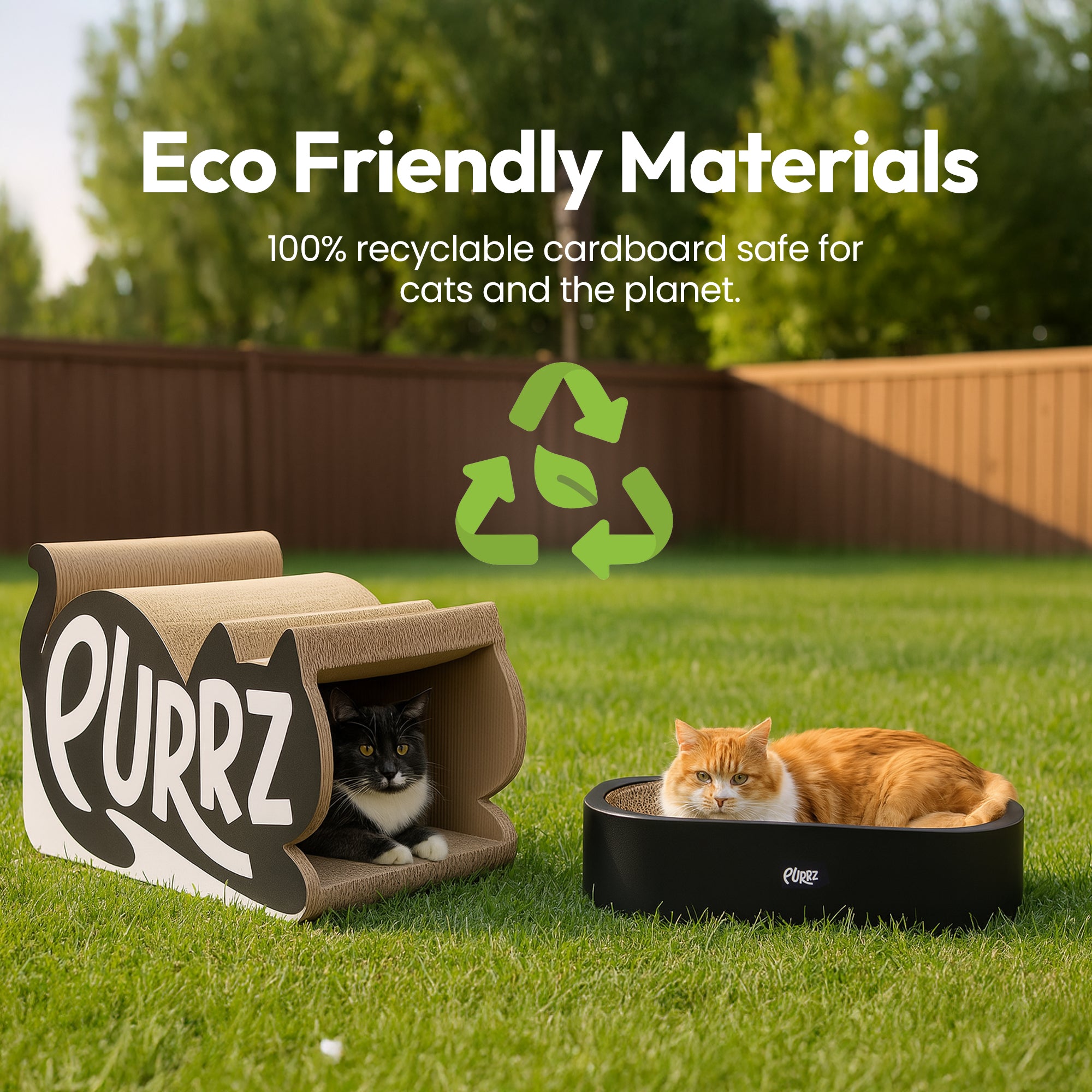 Túnel gigante para gatos, rascador con descanso y juego de bolas de lana