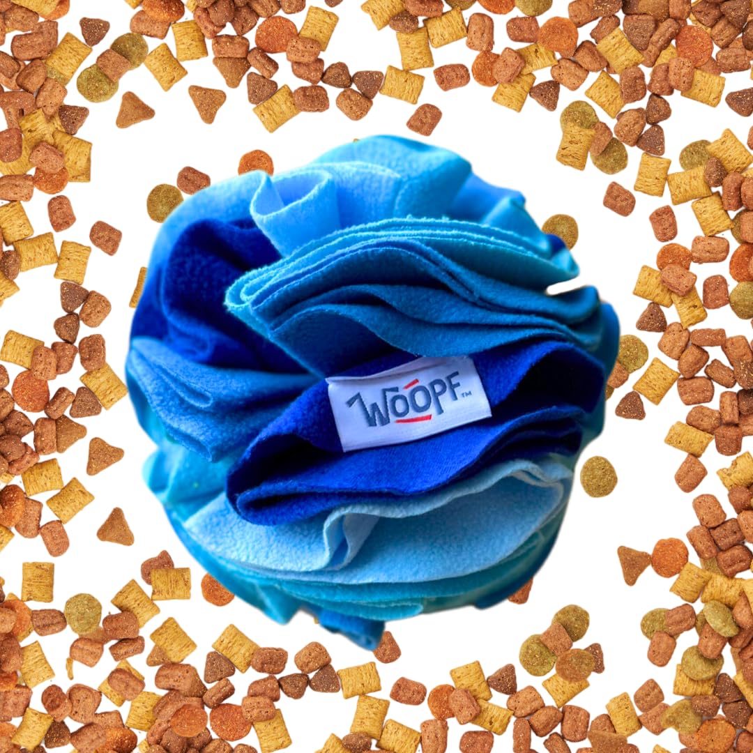 WOOPF Interactive Dog Toys Snuffle Ball for Dogs (Blueberry)