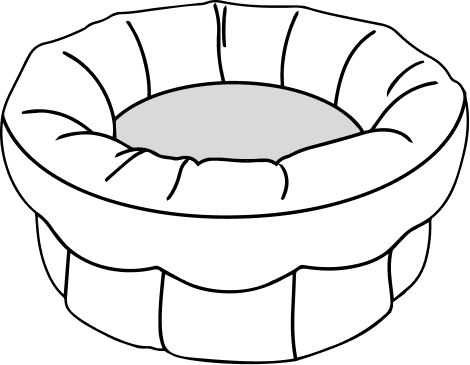 Size Guide for Deluxe Donut Bed