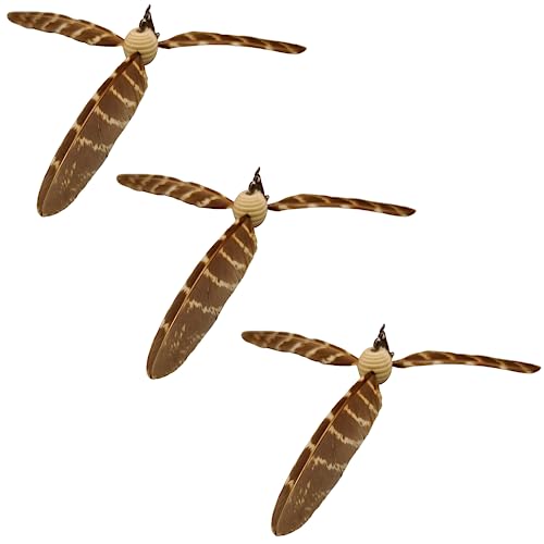 Kookaburra Helicopter Feather Replacement Toys (3 Pack)