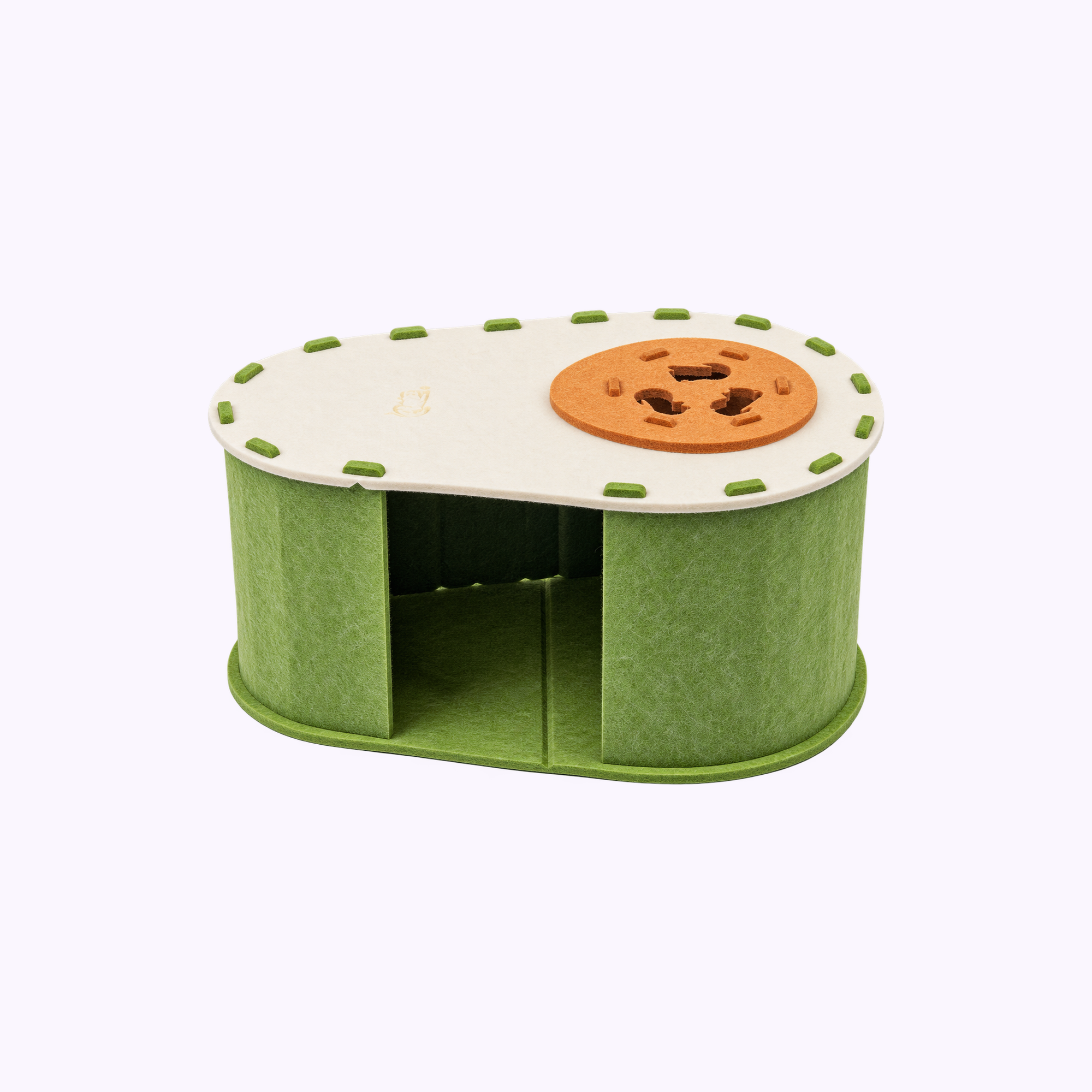 Green | Avo-Cat-O House: illustration of the Avo-Cat-O House in Green