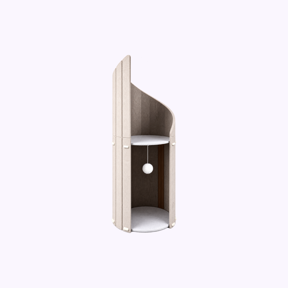 Cream | Burj Cat-lifa Tower: illustration of the Burj Cat-lifa Tower in Cream