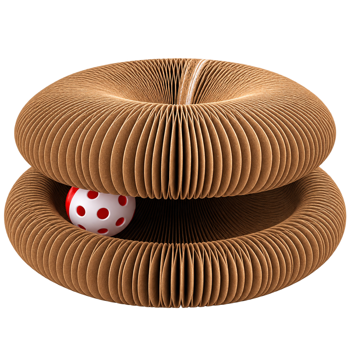 Illustration of the PURRZ™ Expand & Flex Toy