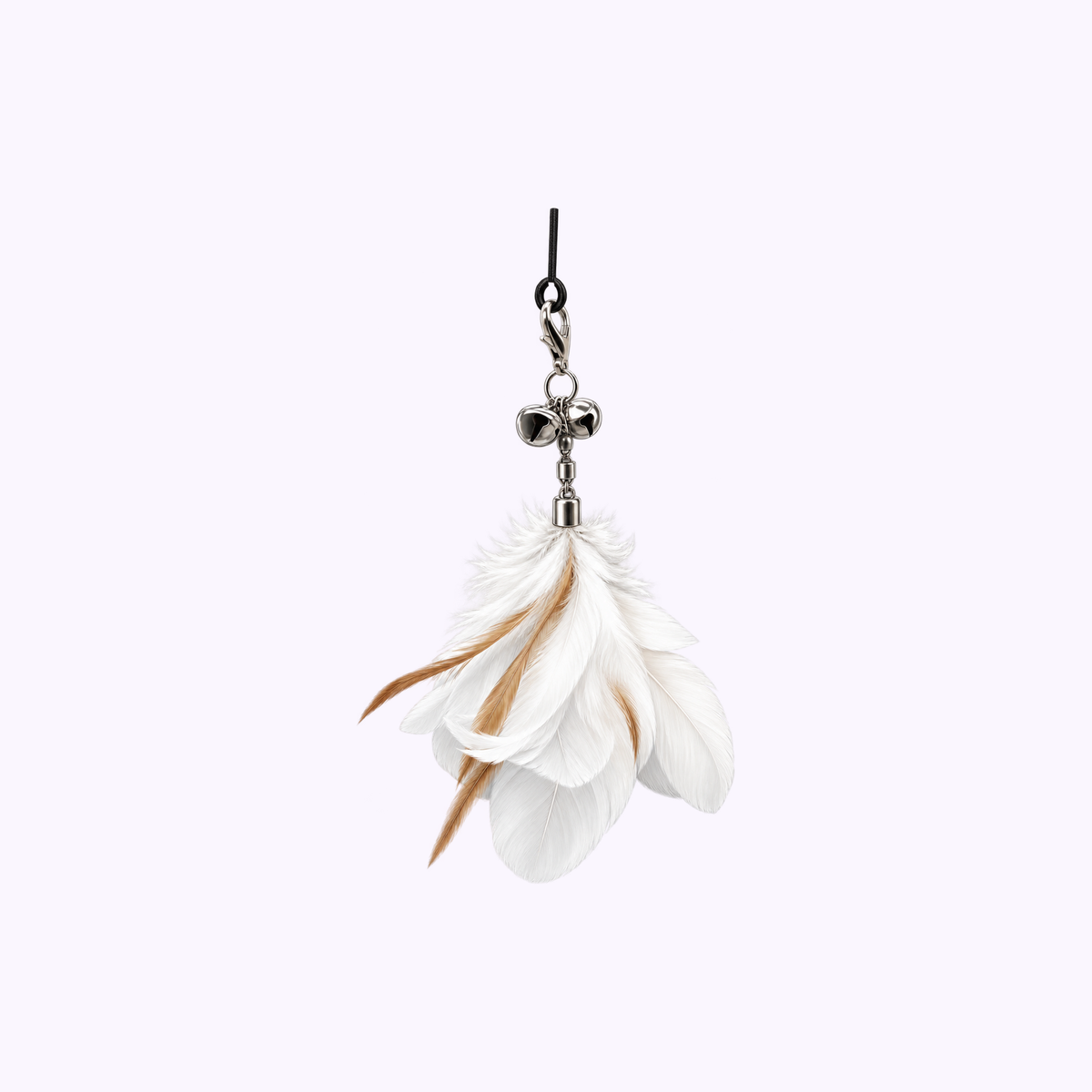 Kookaburra Craze Jingle Jangle Attachments With Natural Bird Feathers