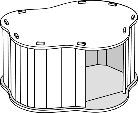 Size Guide for Petal Paws House
